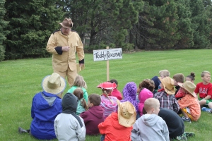 Roosevelt teaches about conservation and the Teddy Bear